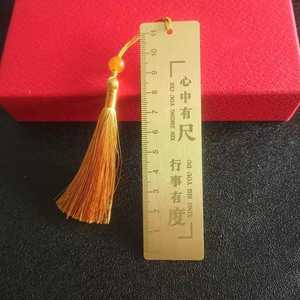 Marque-page de luxe en métal doré, clip de bureau pour professionnels - Product Image 5