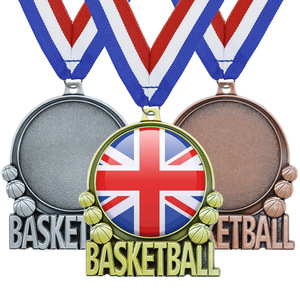 Juego de Medallas de Baloncesto, Oro, Plata, Bronce, Aleación de Zinc, Fundición a Presión, Grabado, Impresión, Medallas Deportivas Circulares - Product Image 3