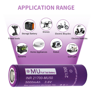 Baterai <span class=keywords><strong>Lithium</strong></span> Korea Baru <span class=keywords><strong>2025</strong></span> INR21700-MU50 Baterai <span class=keywords><strong>Ion</strong></span> <span class=keywords><strong>Lithium</strong></span> Isi Ulang 5000mAh 3.7V 500-1000 Siklus Baterai Mobil Listrik - Product Image 4
