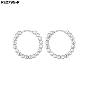 Pendientes de Aro de Moda 2.5*12 PE2795 para Mujer, Joyería de Alta Calidad - Product Image 1