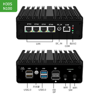 Guanfeng BKHD N100 N150 Barebone OEM ODM DDR5 4*2,5 GB LAN Quad Nic 4G 5G WIFI HD-MI DP ITX Industrial Linux Mini Router PC