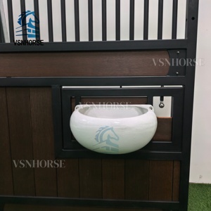 คอกม้าไม้ไผ่เคลือบผงแบบแยกส่วนสำหรับม้าสำเร็จรูปยุโรปสำหรับอุปกรณ์การแข่งขันที่ทันสมัย - Product Image 6