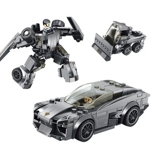 Robot deformation racing 3 in 1 set <span class=keywords><strong>puzzle</strong></span> Toddler rc legoes car models diy construction blocks - Product Image 3