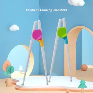 <span class=keywords><strong>Palillos</strong></span> <span class=keywords><strong>de</strong></span> Plástico para Bebés, Estilo Chino, para Práctica y Aprendizaje, Vajilla Infantil, Venta al por Mayor - Product Image 2