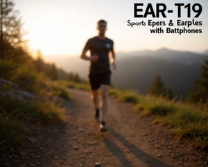 Auricolari sportivi EAR-T19 con batteria per corsa e attività all'aperto - Product Image 2