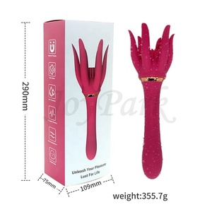 JoyPark – pieuvre 10 Modes de Massage du point <span class=keywords><strong>G</strong></span> pour femmes, masseur du cuir chevelu, Stress, relaxation, doigts doux, pince, griffe, gode électronique, vibrateur - Product Image 6