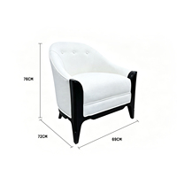 Fauteuil en cuir de luxe moderne, style américain, fauteuil individuel, design pour salon, fauteuil de détente, meubles