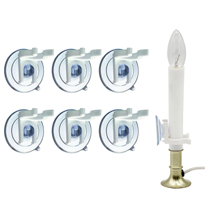 Velas LED con pilas Velas navideñas Ventosa de ventana para - Product Image 5