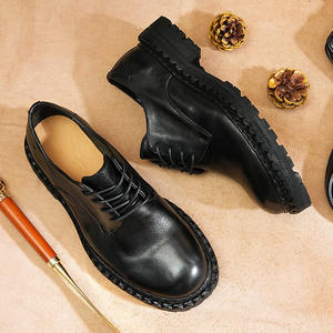 Nouvelles Bottes d'Hiver Montantes Classiques Polyvalentes Décontractées pour Hommes, Imperméables en Cuir Véritable, Rehaussantes, pour le Travail en Extérieur et le Sport - Product Image 3