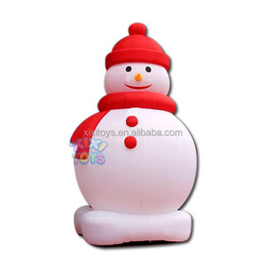 <span class=keywords><strong>2025</strong></span> lớn <span class=keywords><strong>Inflatable</strong></span> Snowman hiển thị với mũ đỏ và khăn quàng cổ, ngoài trời <span class=keywords><strong>Inflatable</strong></span> bóng giáng sinh trang trí để bán - Product Image 1