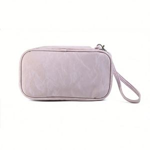 Pochette de rangement cosmétique personnalisée en tissu de plongée imperméable, organiseur de maquillage de voyage pour les vacances, cadeaux promotionnels professionnels - Product Image 2