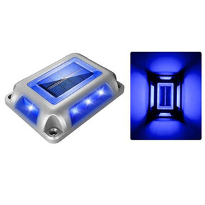 1PC Lampe Solaire Extérieure à Lumière Bleue, Lampadaire Solaire, Lampe de Jardin, Lampe Encastrée pour Escalier, Lampe Solaire Enterrée pour Terrasse - Product Image 3