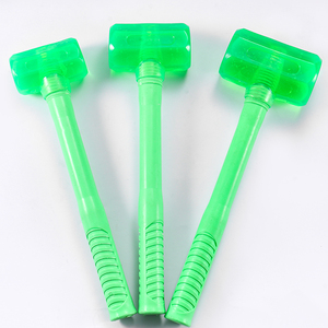 Martillo <span class=keywords><strong>de</strong></span> Seguridad Blanco y Verde, Martillo Suave <span class=keywords><strong>de</strong></span> <span class=keywords><strong>Goma</strong></span> con Mango <span class=keywords><strong>de</strong></span> Plástico para Bricolaje y Personalización OEM - Product Image 1