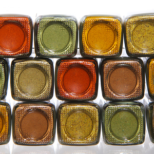Ucuz fiyat 12 paketleri şeffaf cam baharat kavanoz baharat kavanoz seti bambu kapaklı - Product Image 6