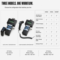 Vérificateur de codes-barres industriel RJS D4000, scanner laser croisé, inspecteur de codes-barres durable en ABS, certifié ISO, en stock