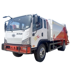 รถบรรทุกอัดขยะ FAW ขนาด 8-12 ตัน สำหรับการจัดการขยะ - Product Image 1