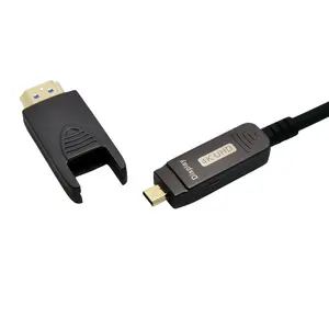 Dukungan 18Gbps 4K @ 60HZ proyek kantor audio dan video HDMI kabel harga pabrik AOC serat optik kabel HDMI 10m 20m 30m 100m