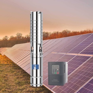 Pompe de puits solaire, 4 ", 9m, 3 h, 72m, 220V, 2hp, eau creuse, aérateur pour étang de poissons - Product Image 1