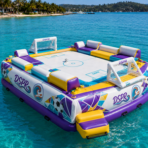 Plataforma Flotante Inflable Personalizada para Parque Acuático, Isla <span class=keywords><strong>Castillo</strong></span>, Campo de Fútbol, para Resorts, Clubes de Playa, Marinas y Alquileres al Aire Libre - Product Image 2