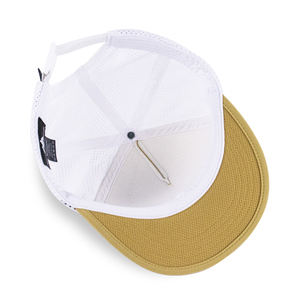 Gorra de camionero de espuma de ala plana con logotipo de impresión personalizado de 5 paneles cómoda al por mayor con correa de nailon ajustable sombrero con hebilla de plástico - Product Image 6