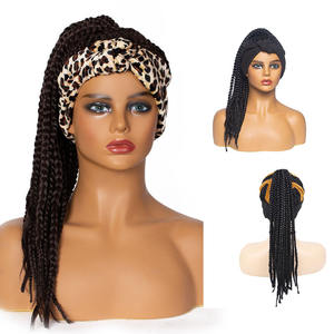 Parrucca Turbante <span class=keywords><strong>con</strong></span> Onde Naturali e Treccia a Tre Fili <span class=keywords><strong>con</strong></span> Stampa Leopardata, Estensione per <span class=keywords><strong>Capelli</strong></span> Dreadlocks Africani, <span class=keywords><strong>Capelli</strong></span> Intrecciati per Vendita Transfrontaliera - Product Image 1