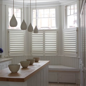 บานประตูหน้าต่างบานเลื่อนภายในทำจากพีวีซีบานประตูหน้าต่างแบบใช้มอเตอร์สีขาว - Product Image 2