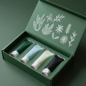 Cajas de Regalo Magnéticas Personalizadas de Lujo con Inserto, para Lociones y Cosméticos, Diseño Artesanal y Moderno, Estilo Europeo - Product Image 2