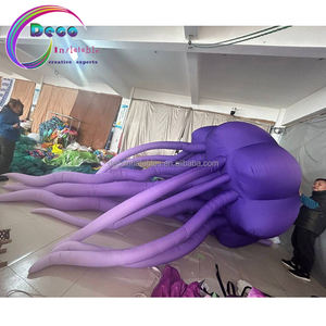 <span class=keywords><strong>Ballon</strong></span> gonflable accrochant pourpre décoratif de méduse de <span class=keywords><strong>plafond</strong></span> avec la lumière menée pour la décoration de partie - Product Image 2