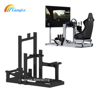 Nouveau Sim Racing Cockpit Jeu Simulateur De Conduite En Aluminium Jeu Simulation Siège Simple Next Nivellement Racing 4040 4080 Sim Racing