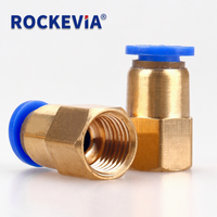Raccord rapide en laiton à filetage femelle PCF G3/4 pour tuyau de 12 mm, idéal pour système d'irrigation de jardin