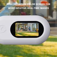Caméra de collier pour chien d'extérieur 1080P HD CMOS, grand angle 120 degrés, mini caméra d'action sportive rechargeable avec écran, étanche