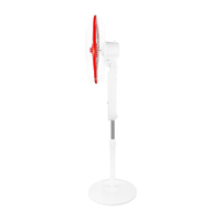 Ventilateur électrique domestique TNTSTAR TG-403, nouveau modèle, 16 pouces, rechargeable, sur pied, ventilateur sur pied Binatone avec fonction eau