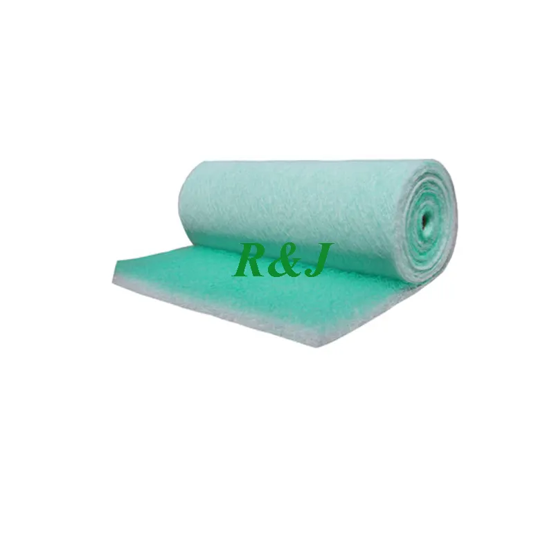 Зеленый стеклопластиковый фильтр для распыления краски и потолочный фильтр