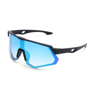Lunettes de soleil unisexes personnalisées à demi-monture, coupe-vent, anti-UV, pour sports de plein air, course, marathon, volley-ball, cyclisme - Product Image 1