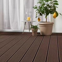 Planches de terrasse en composite bois-plastique (WPC) durables, imperméables, pour extérieur