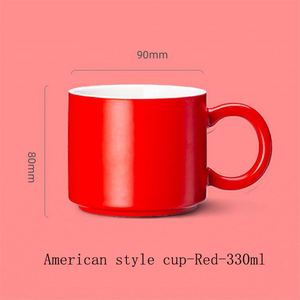 Tasses en céramique de différentes couleurs, tasses en porcelaine fine OEM pour le lait et le café - Product Image 2