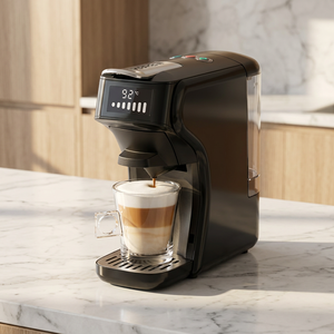 Machine à café à capsules 8-10 bars de pression 1200W électrique avec contrôle de la température et arrêt automatique pour usage domestique - Product Image 4