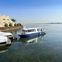 Bateau pilote à moteur hors-bord en aluminium de qualité marine, 36 pieds (11 m), haute vitesse, avec cabine, bateau de transport de passagers personnalisé pour la patrouille