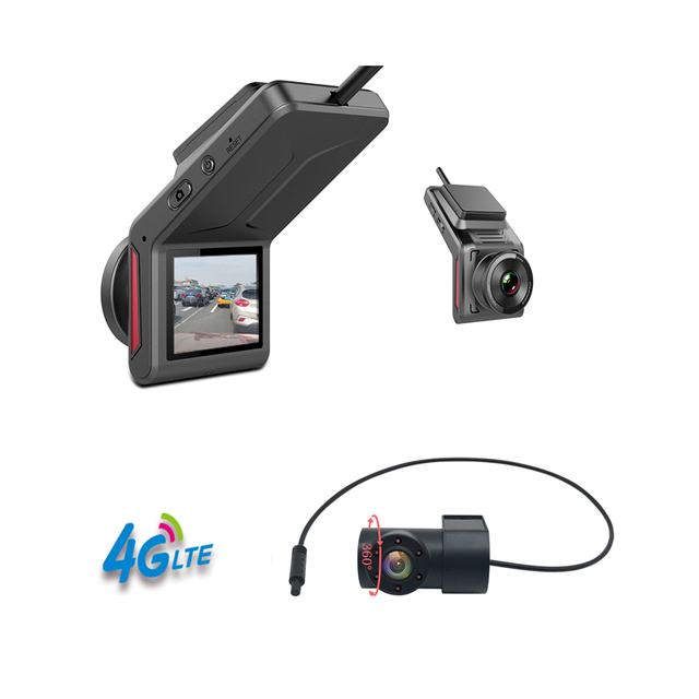 K18 4G Car Camera Dual Cams HD1080P with WIFI GPS Tracking Live Streaming Mini 4g Android Dashcam Support 128G Card