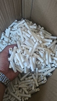 Tube en papier biodégradable pour cigarettes, format slim 72 mm, en papier kraft, bord lisse, revêtement plastique, taille personnalisable pour cadeaux et artisanat