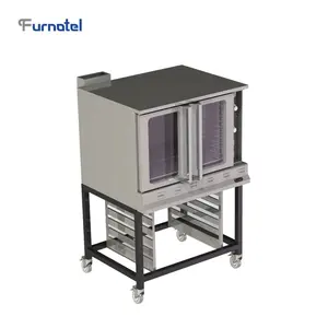 Furnotel Max Series Commercial Gas Convection Oven for Bakery Restaurant Hotel and Retail for Flour and Meat Based Dishes