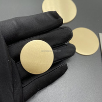 Plaques de pièces de monnaie vierges en laiton de 2 mm d'épaisseur, 30 mm, 32 mm, 35 mm, 40 mm, personnalisables par gravure