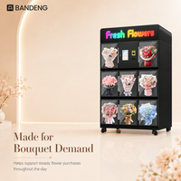 BANDENG 6510XH 10T Dispensador Floral de Autoservicio con Enfriamiento de 4°C a 25°C para Almacenamiento de Ramos