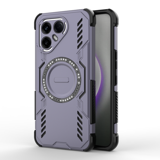 Shockproof Hard Protect Phone case for Tecno Pova 7 5G/Pova 7 Ultra 360 Kickstand Smart Phone case