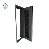 Porte acoustique professionnelle robuste en MDF ignifuge et insonorisée, surface finie pour studio d'enregistrement, chambre, KTV, cinéma