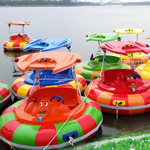 Jeux de parc aquatique adulte électrique rond Ufo autos tamponneuses gonflables équipement de bateau à vendre - Product Image 3