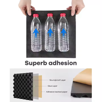 Nouveau panneau d'isolation acoustique en mousse de réduction du bruit de coton insonorisant à haute densité professionnel matériau Durable