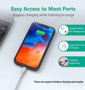 เคสแบตเตอรี่อัจฉริยะเคสโทรศัพท์ซิลิโคน TPU ชาร์จไฟไร้สายภายนอกสำหรับ <span class=keywords><strong>iPhone</strong></span> 13/14/13 pro/ 14 Pro - Product Image 2