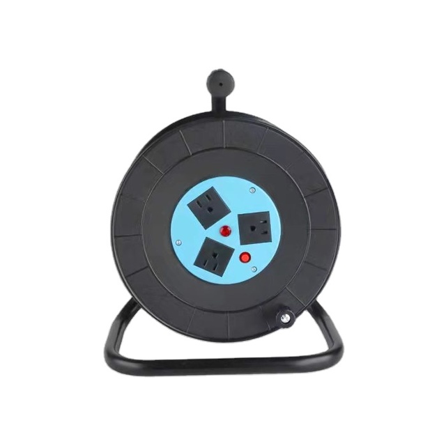VISSFJ BS/IEC Ac Power Cord Extension Cable Reel Retractable Cord Model S260E for Home Appliances Small Socket