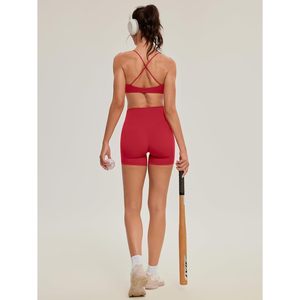 Sports <b>Bras</b> For Women Crisscross Straps <b>Open</b> Back Yoga Breathable Gym Workout Top - Product Image 2